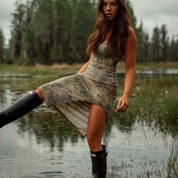 Tribe Kelley Mossy Oak Brush Ribbed Dress (L) - Picture 5 of 9